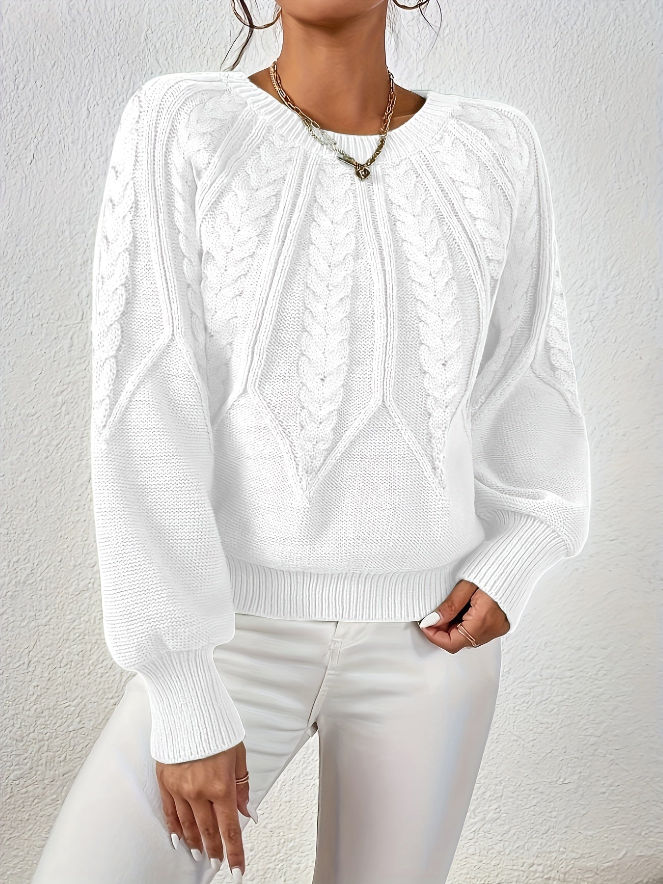 Marie™ | Pull Câblé de Luxe pour l’Automne et l’Hiver
