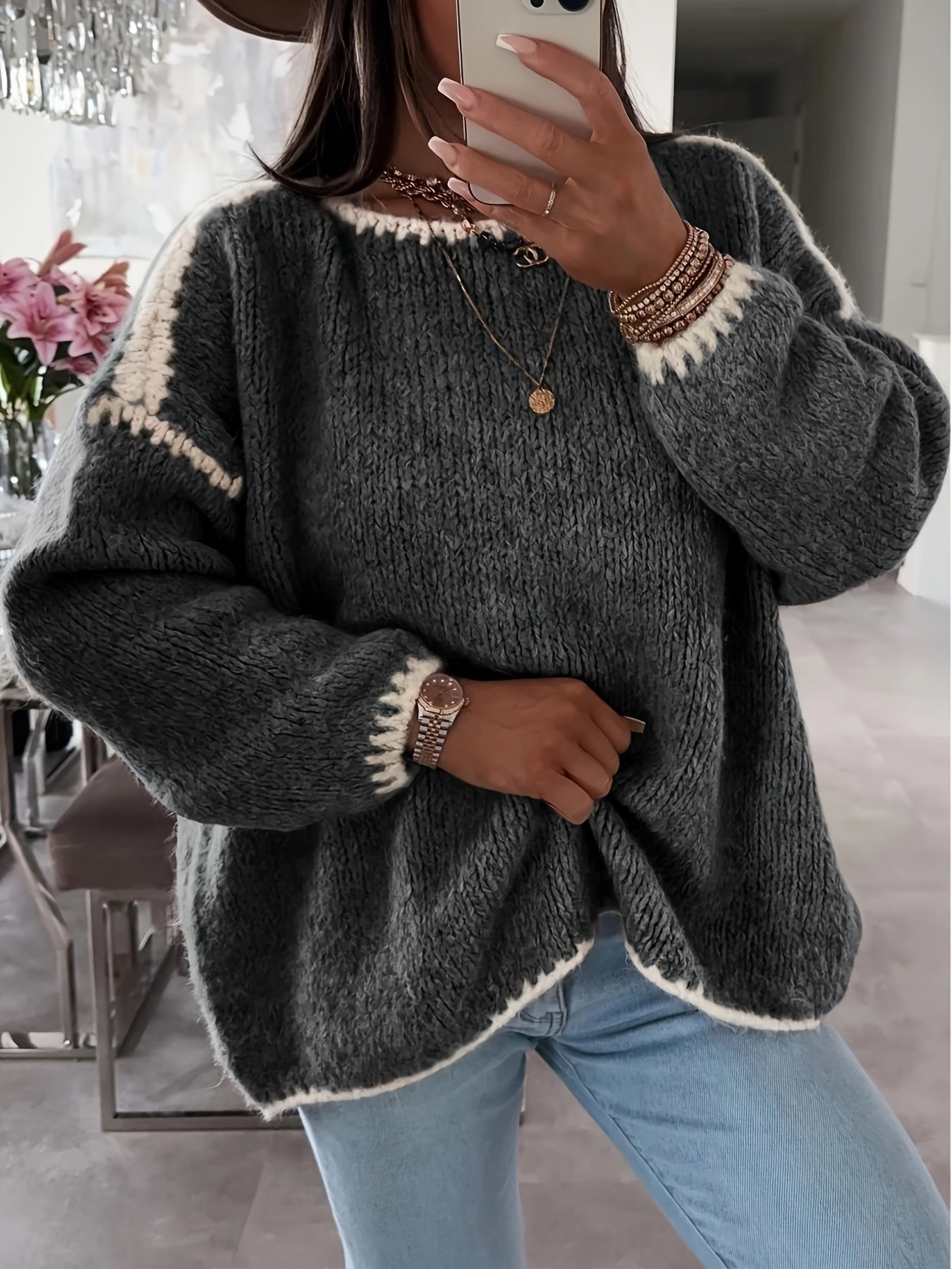 Clare™ | Pull en Maille à Épaules Dénudées
