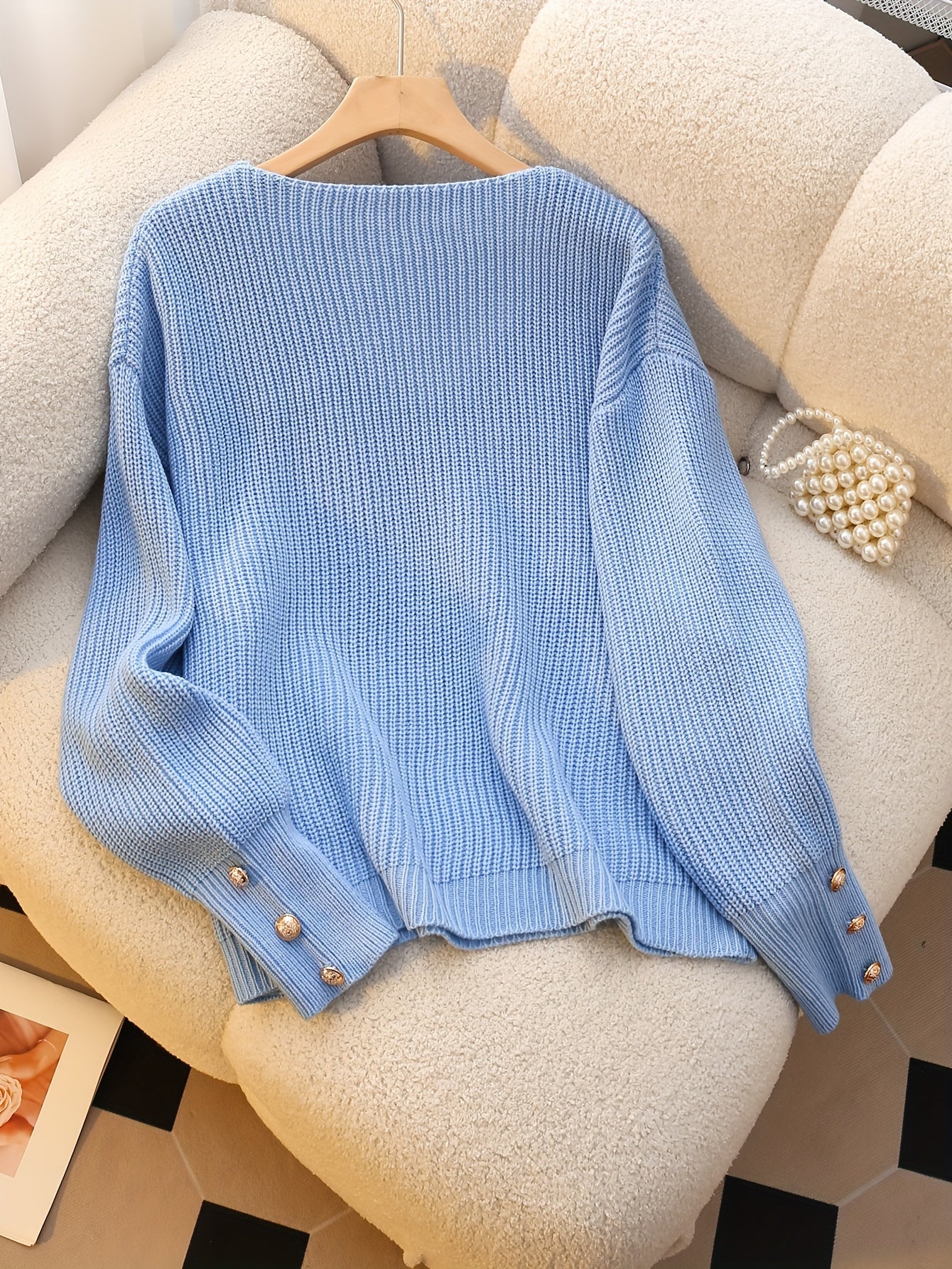Gigi™ | Pull à Col V Élégant