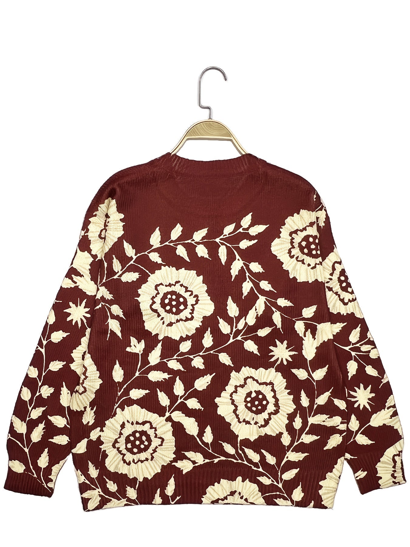 Alice™ | Pull élégant à manches longues avec motif floral