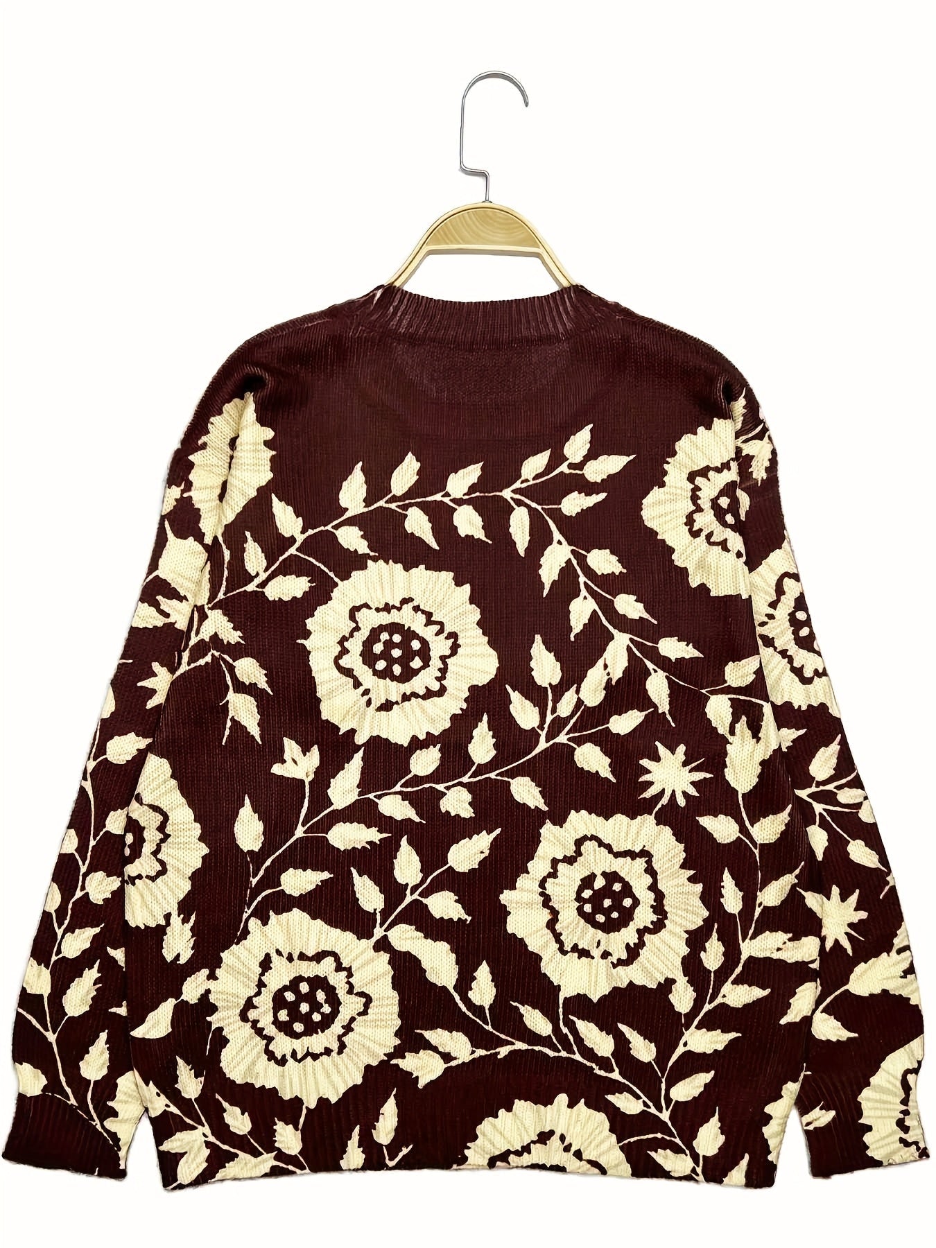 Alice™ | Pull élégant à manches longues avec motif floral