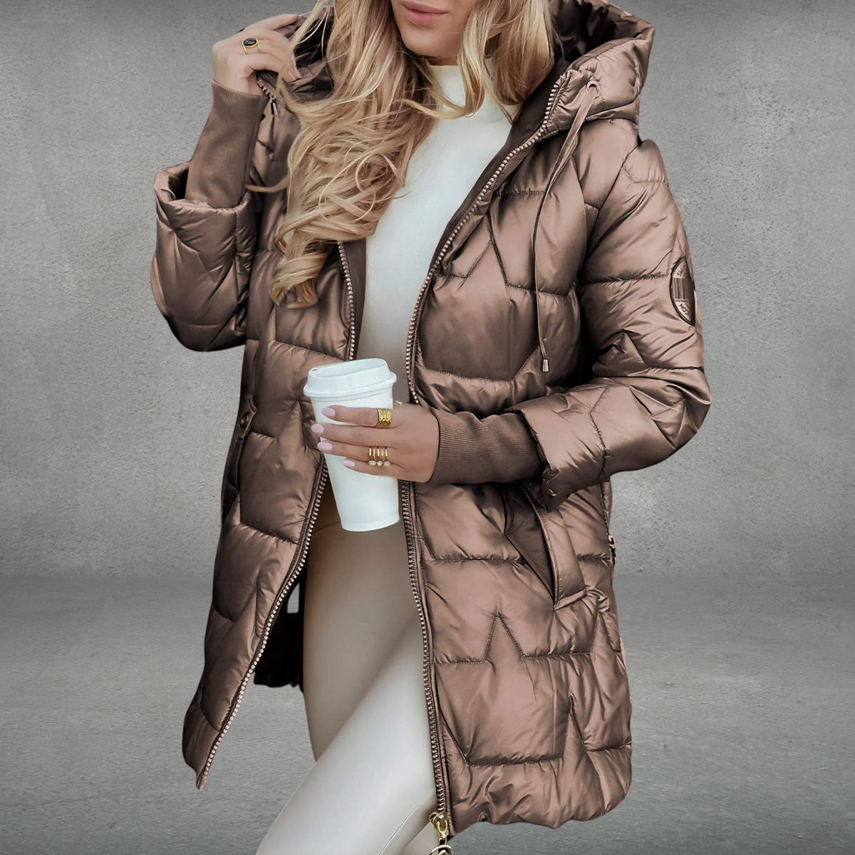 Freya™ | Veste d'Automne en Coton - Élégance et Chaleur