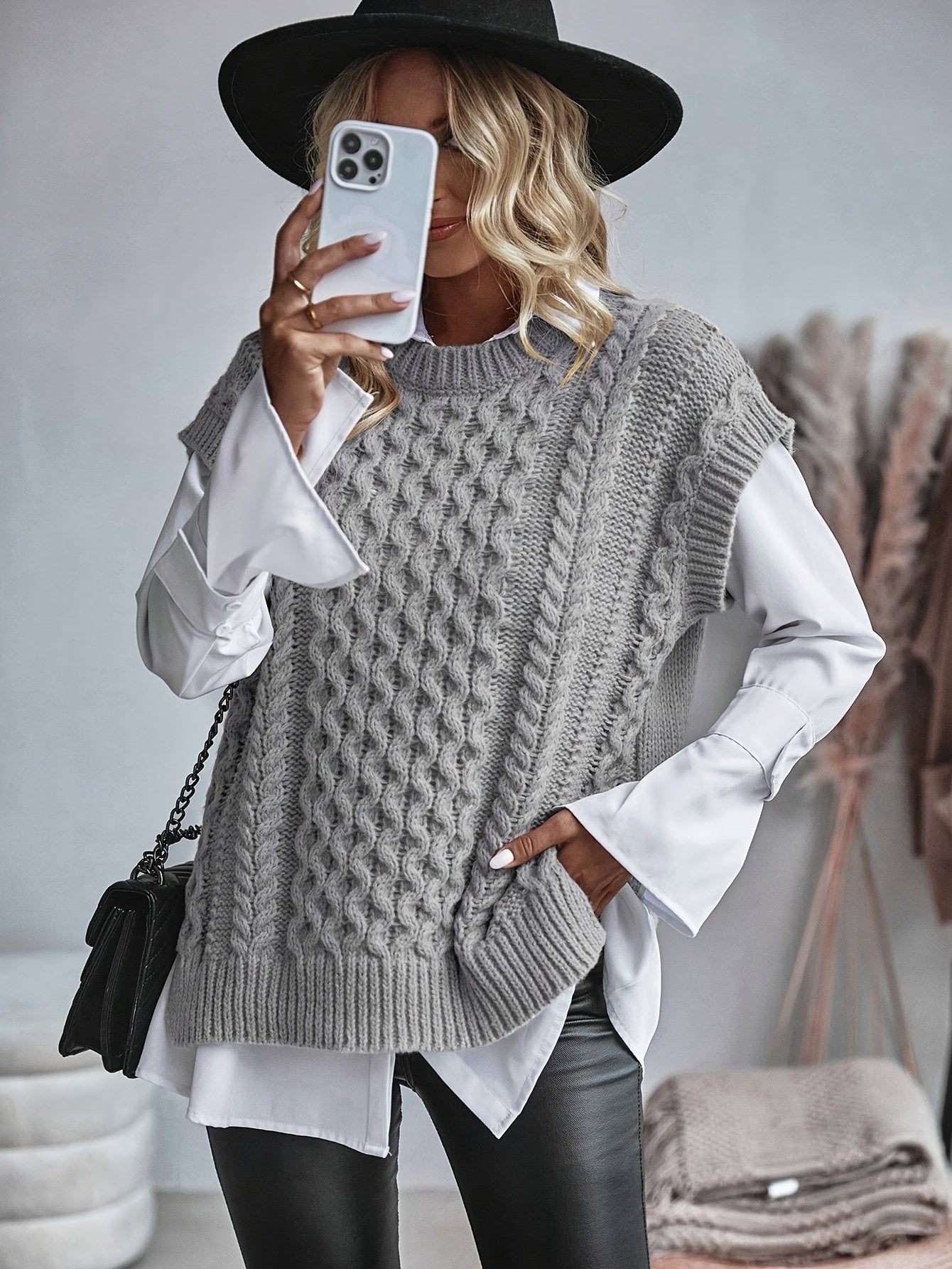 Veronique | Pull Sans Manches en Tricot Élégant