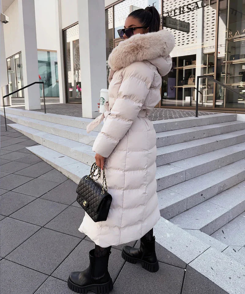Rene™ | Manteau Long Puffer - Élégance et Confort
