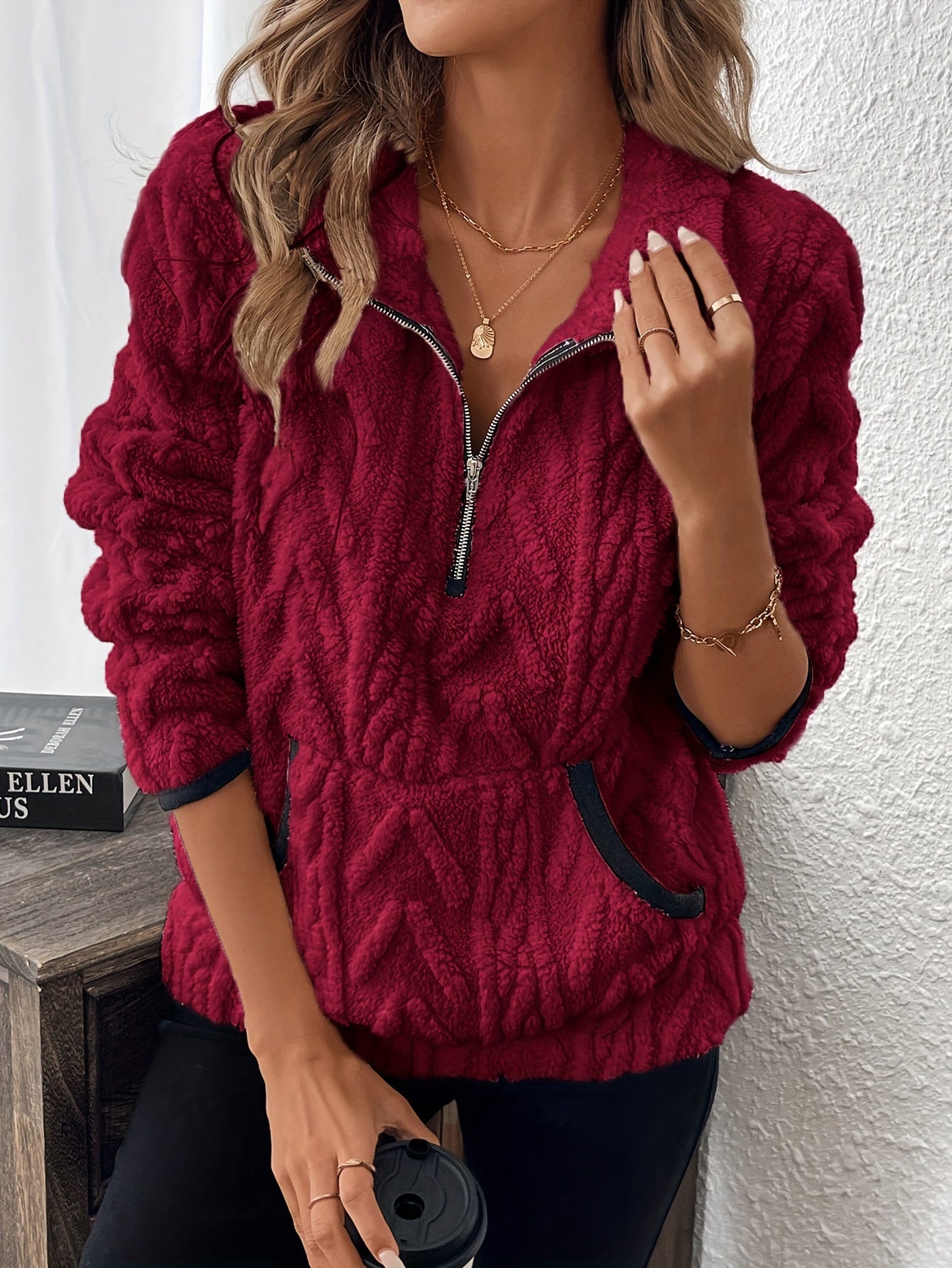 Ivonna™ | Sweat Fuzzy Élégant - Douceur et Style au Quotidien