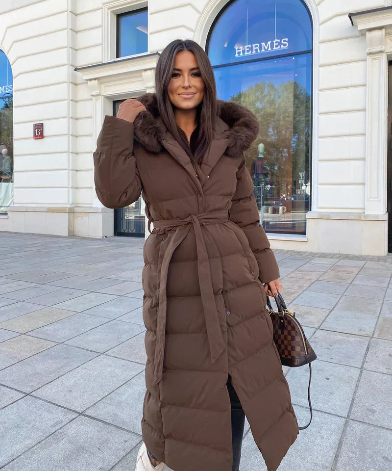 Rene™ | Manteau Long Puffer - Élégance et Confort