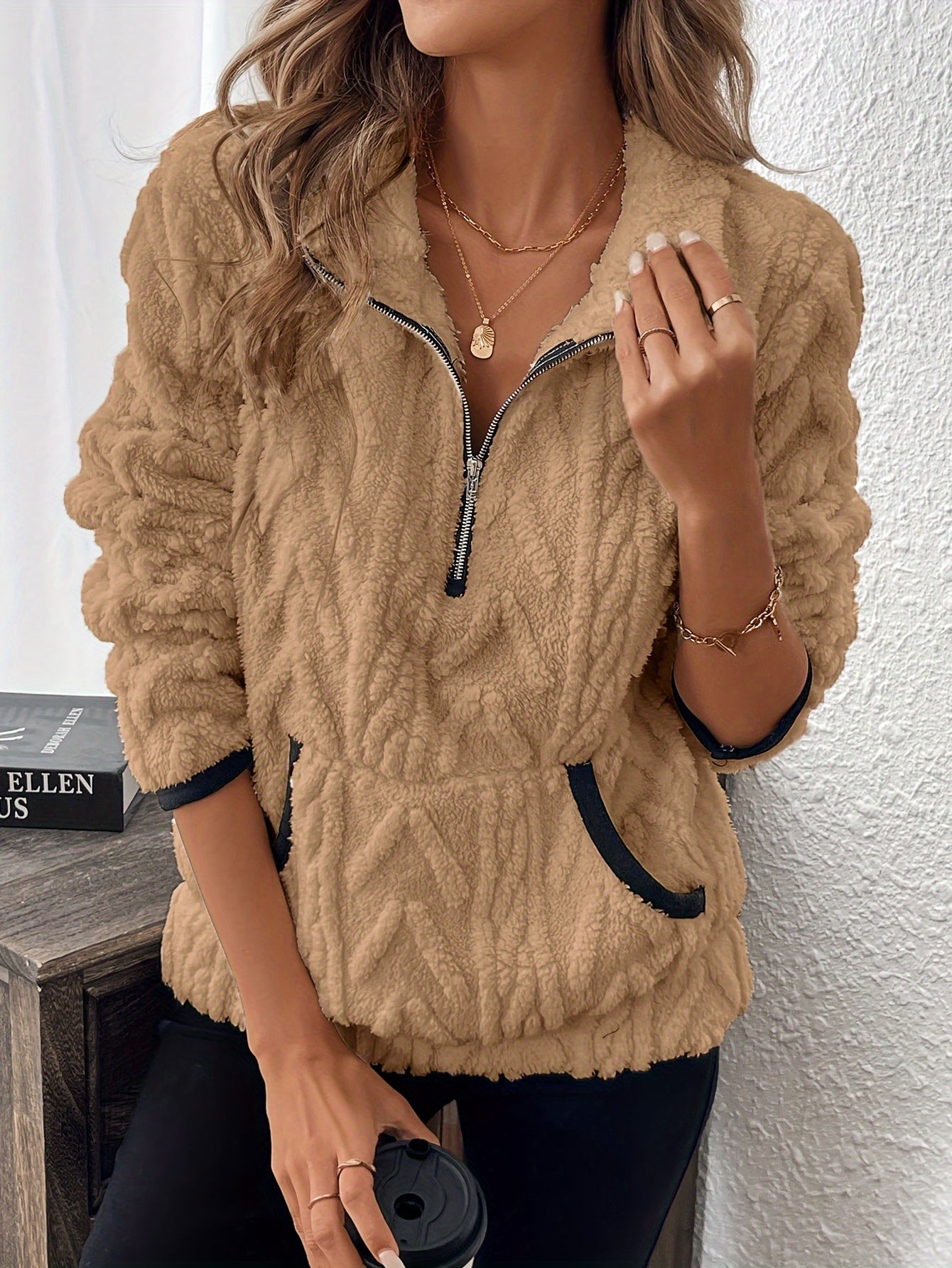 Ivonna™ | Sweat Fuzzy Élégant - Douceur et Style au Quotidien