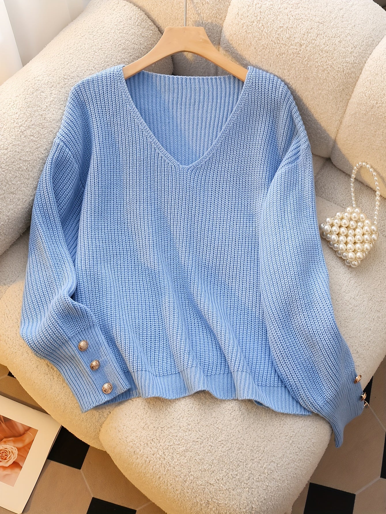 Gigi™ | Pull à Col V Élégant