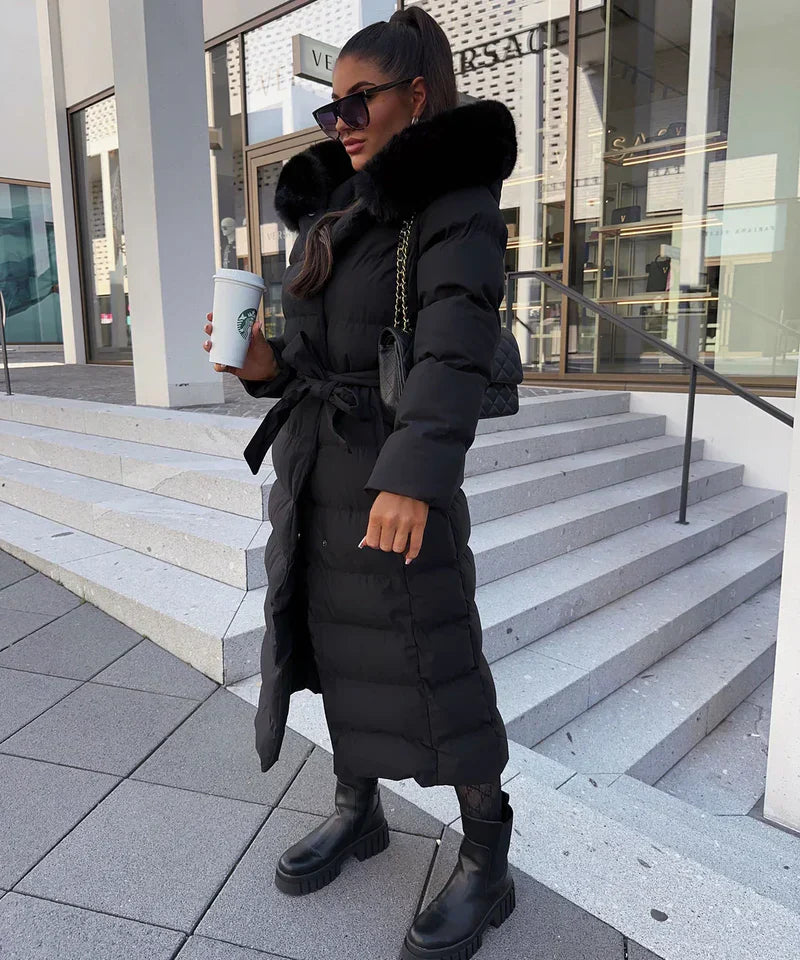Rene™ | Manteau Long Puffer - Élégance et Confort