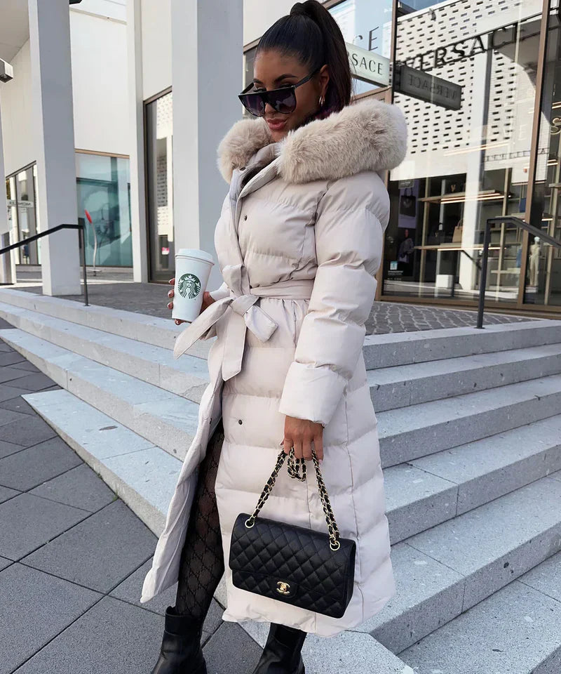 Rene™ | Manteau Long Puffer - Élégance et Confort