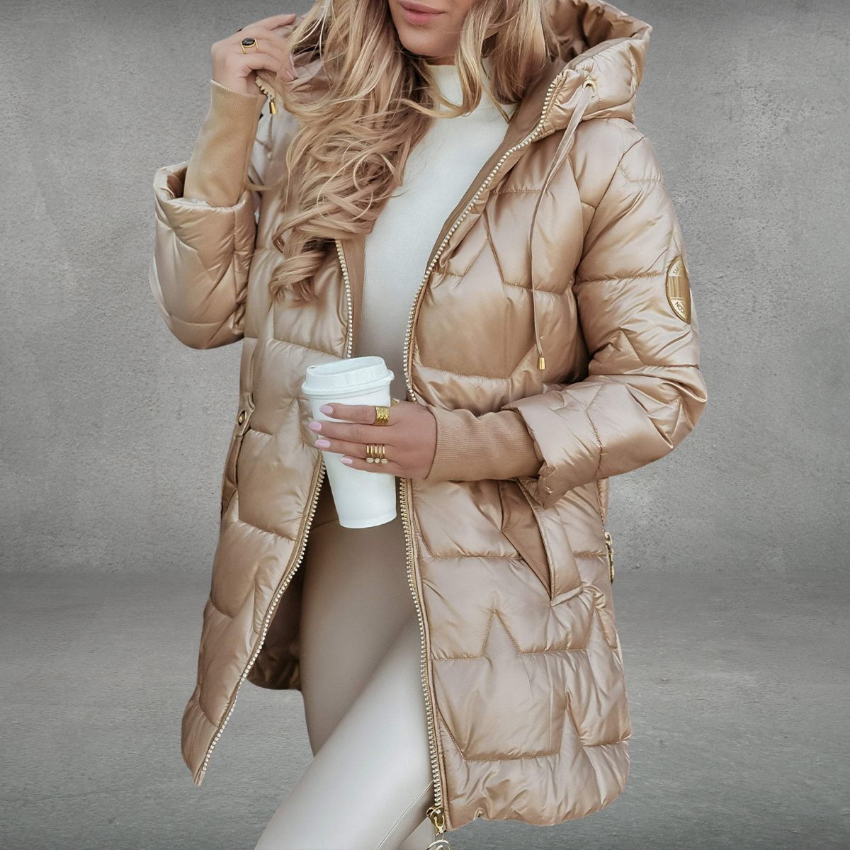 Freya™ | Veste d'Automne en Coton - Élégance et Chaleur