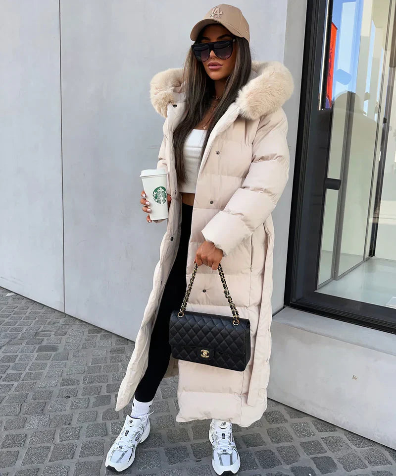 Rene™ | Manteau Long Puffer - Élégance et Confort