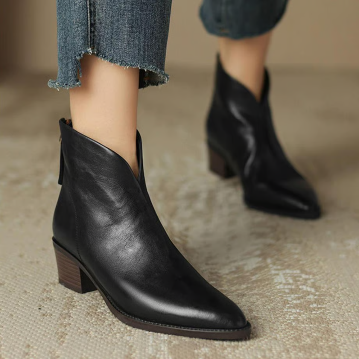 Monvella™ | Bottines Élégantes – Confort et Style Féminin