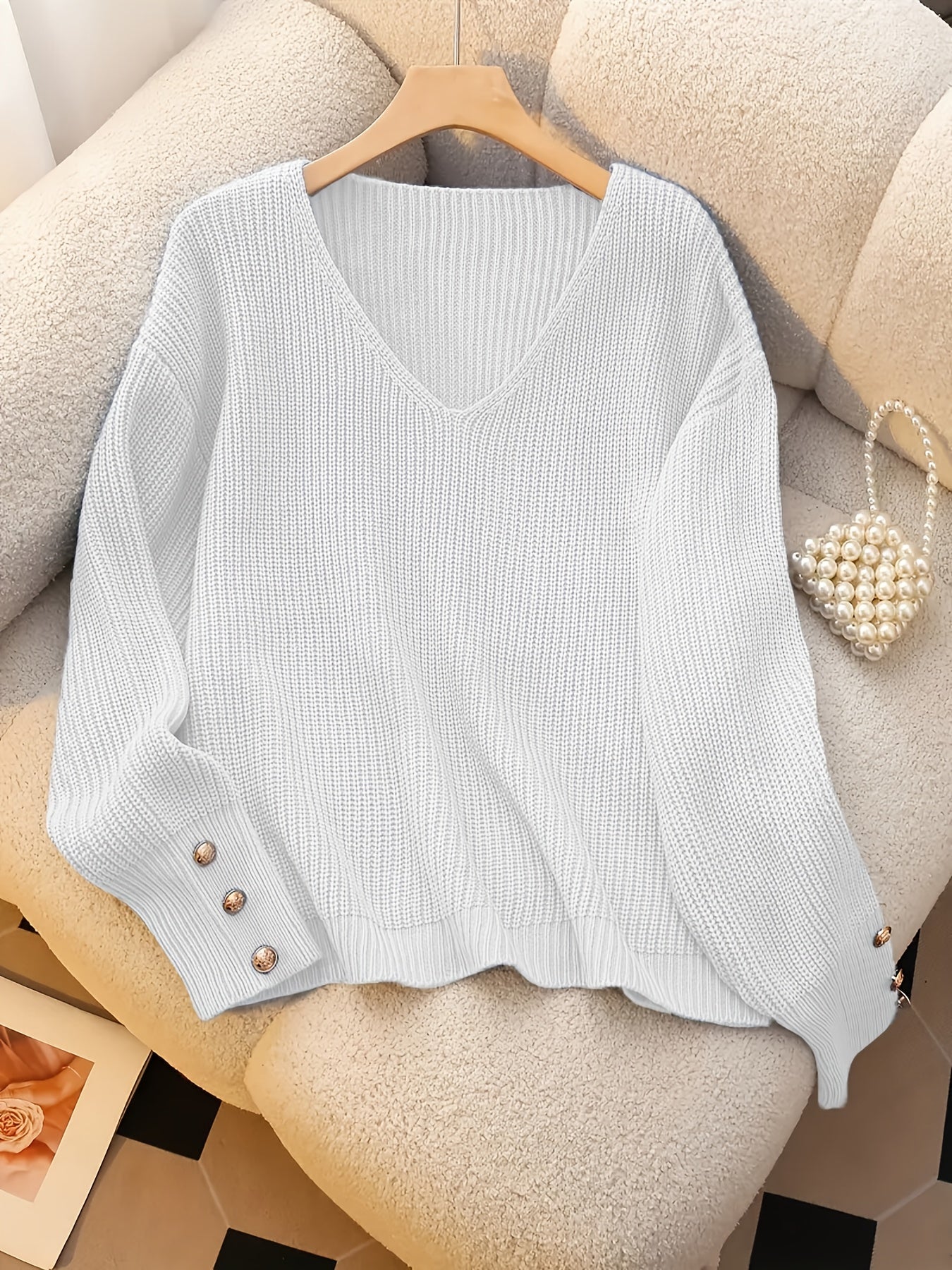 Gigi™ | Pull à Col V Élégant