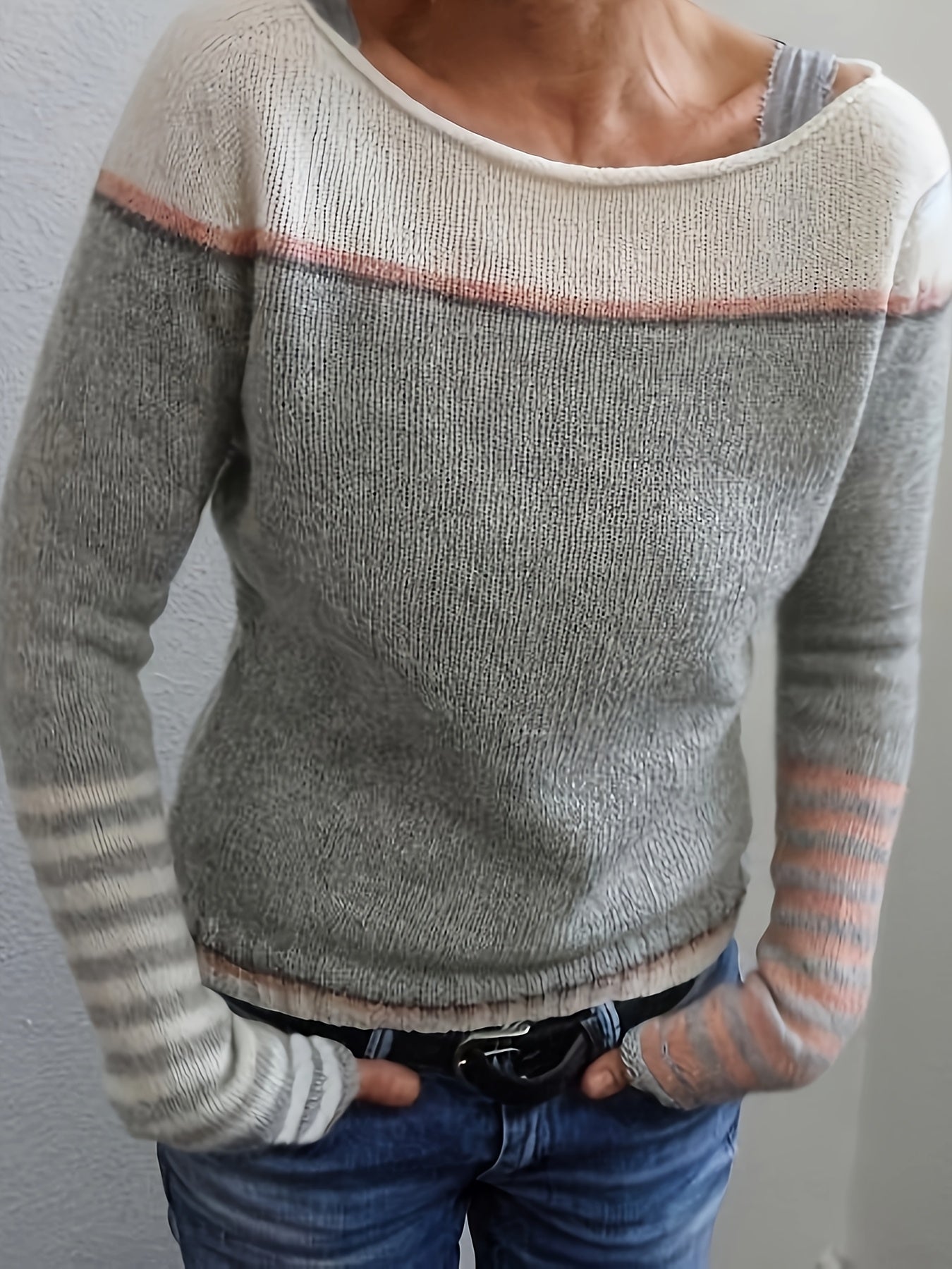 Laure™ | Pull Décontracté Épaules Dénudées – Parfait pour le Printemps