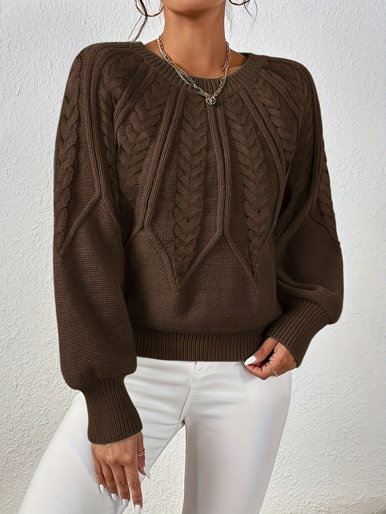 Marie™ | Pull Câblé de Luxe pour l’Automne et l’Hiver