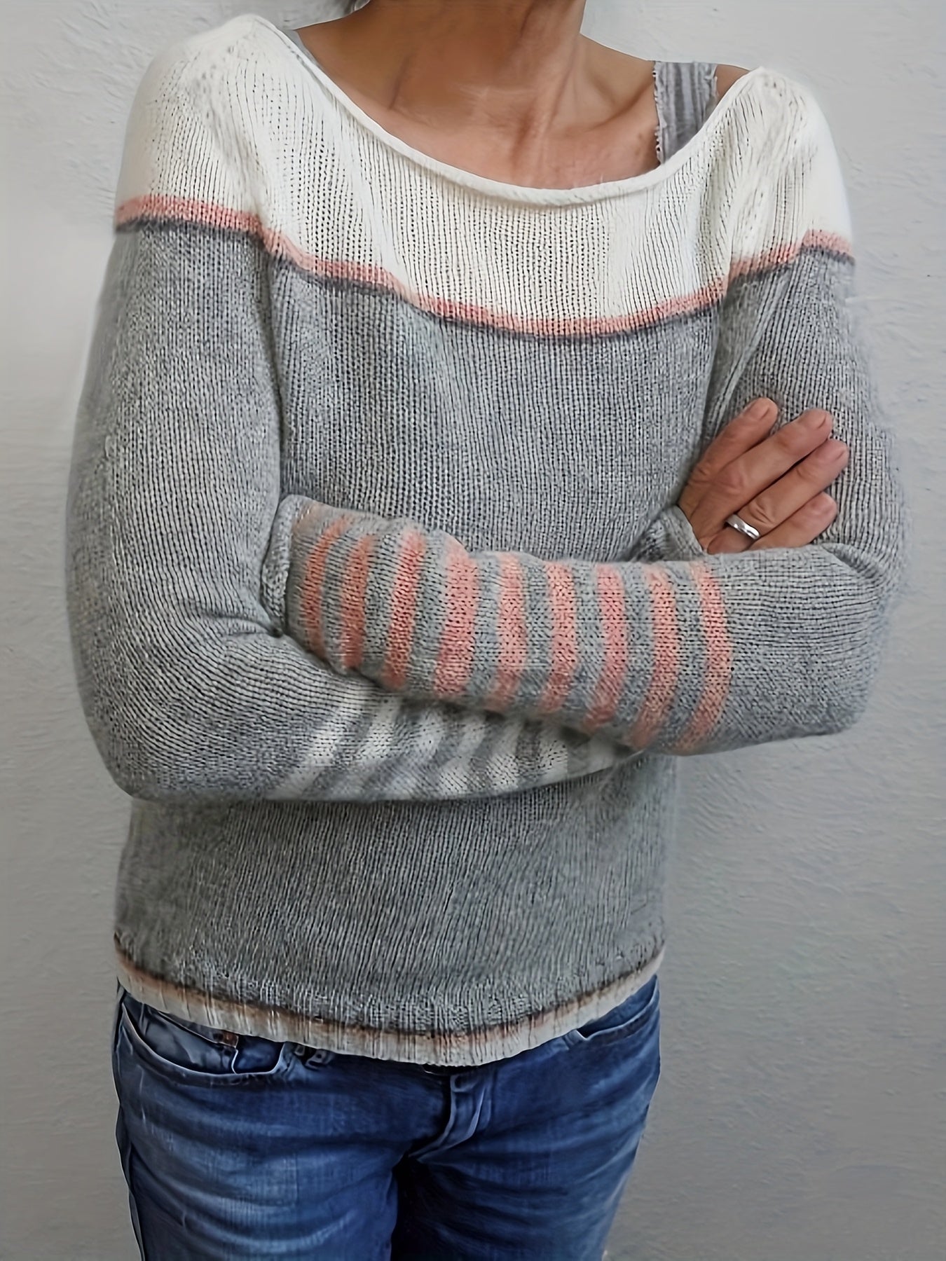 Laure™ | Pull Décontracté Épaules Dénudées – Parfait pour le Printemps