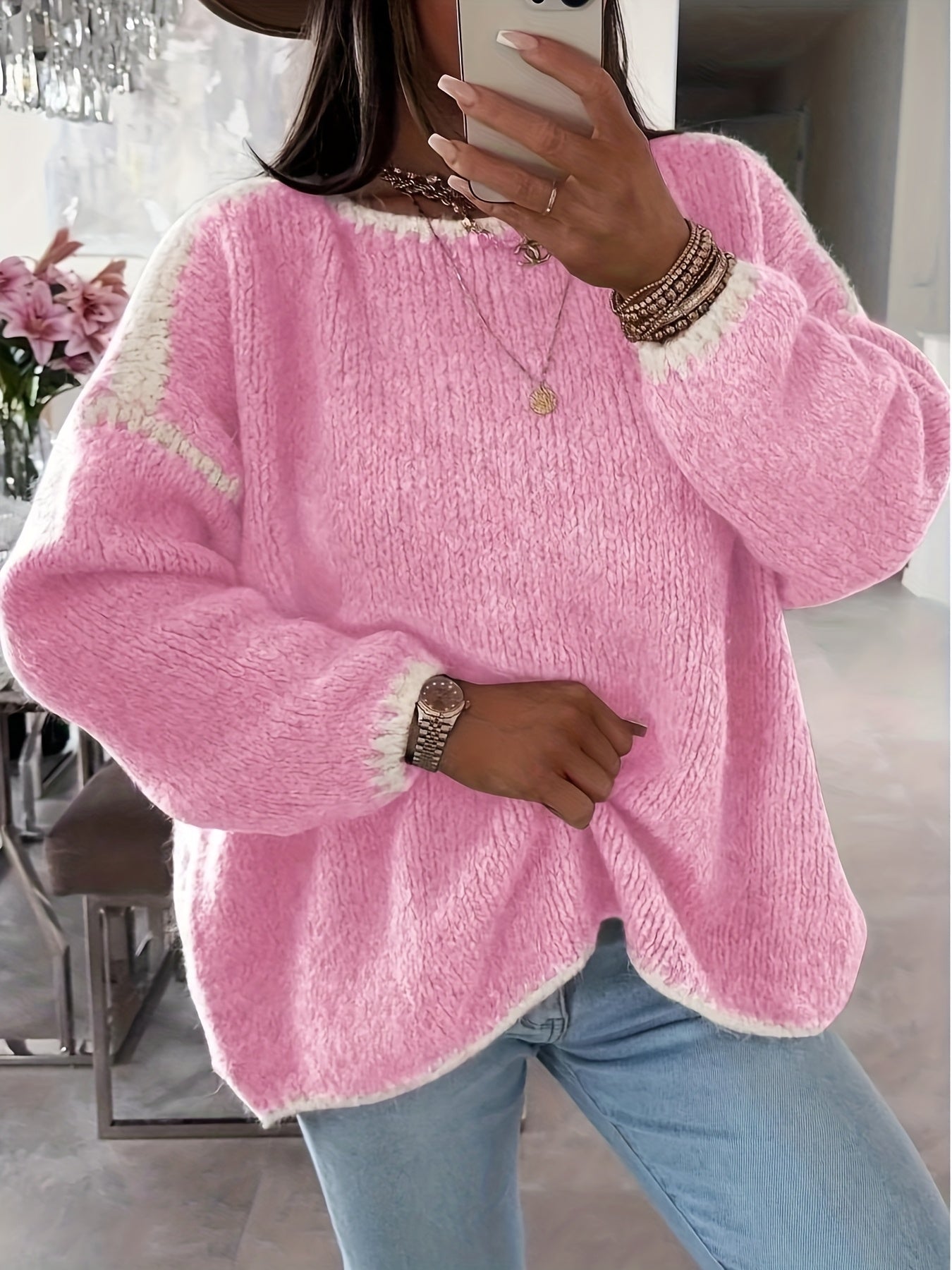 Clare™ | Pull en Maille à Épaules Dénudées
