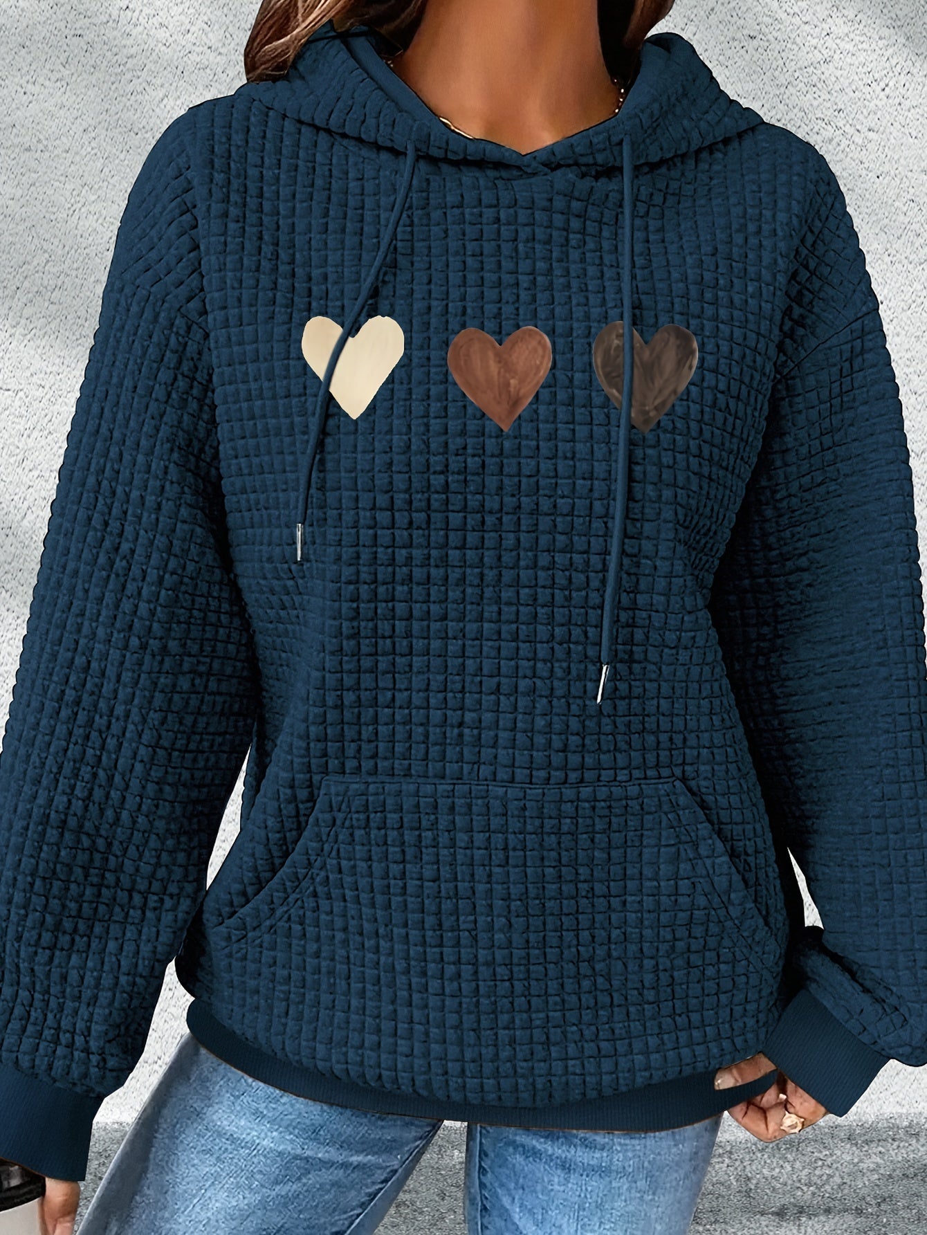 Adela™ | Sweat à Capuche Décontracté avec Motif Cœur