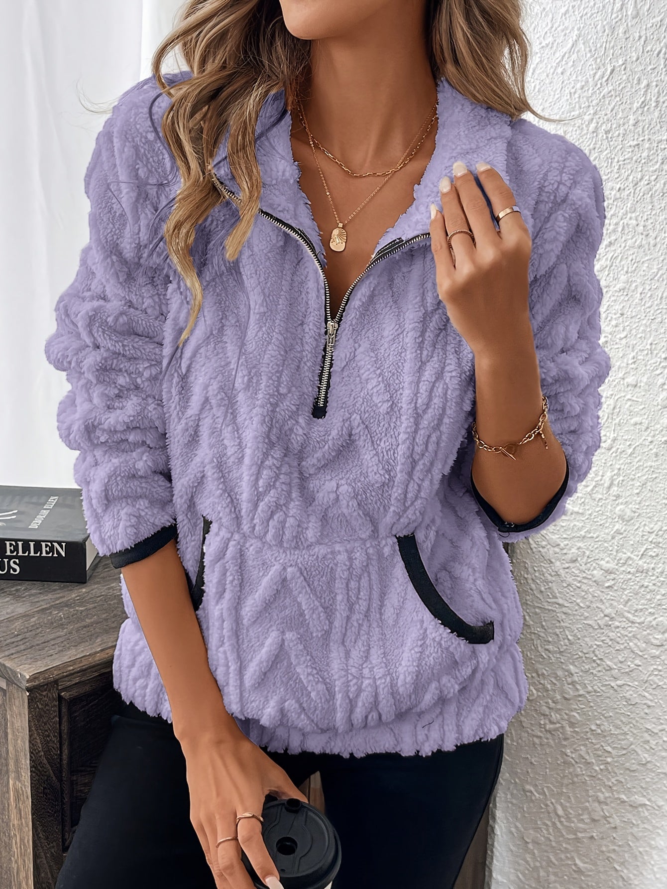 Ivonna™ | Sweat Fuzzy Élégant - Douceur et Style au Quotidien