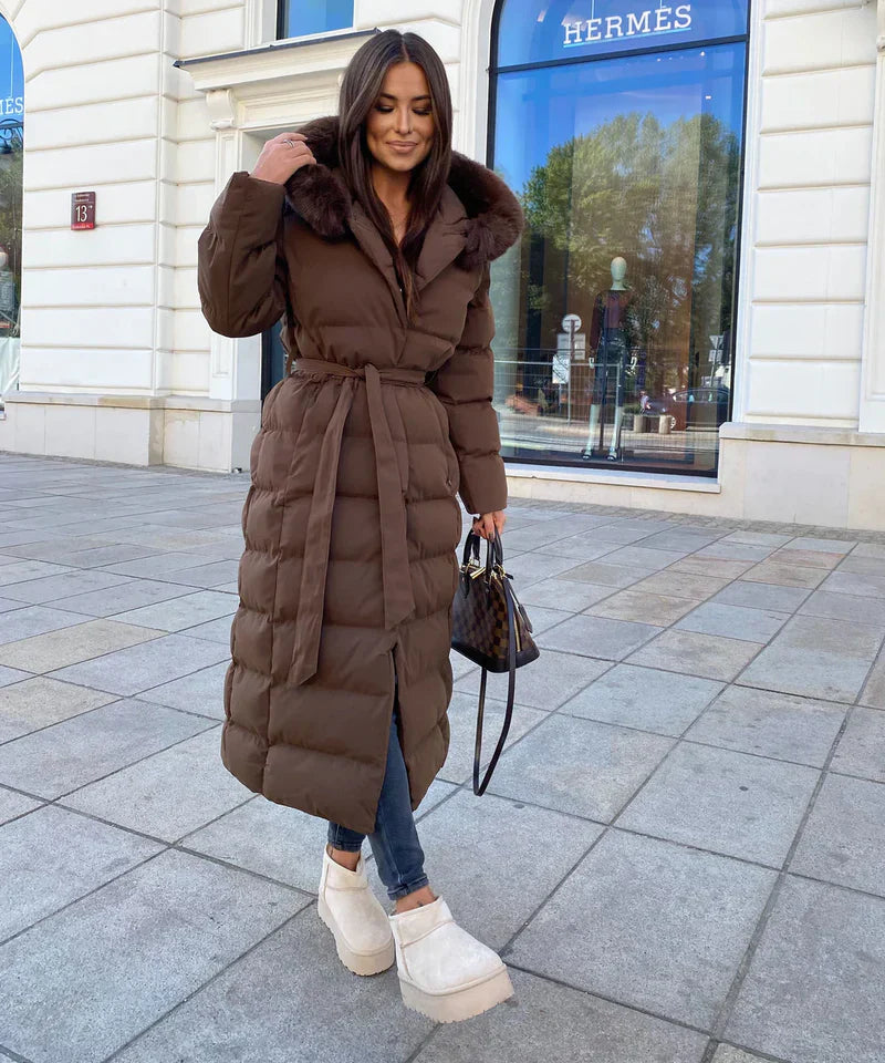Rene™ | Manteau Long Puffer - Élégance et Confort