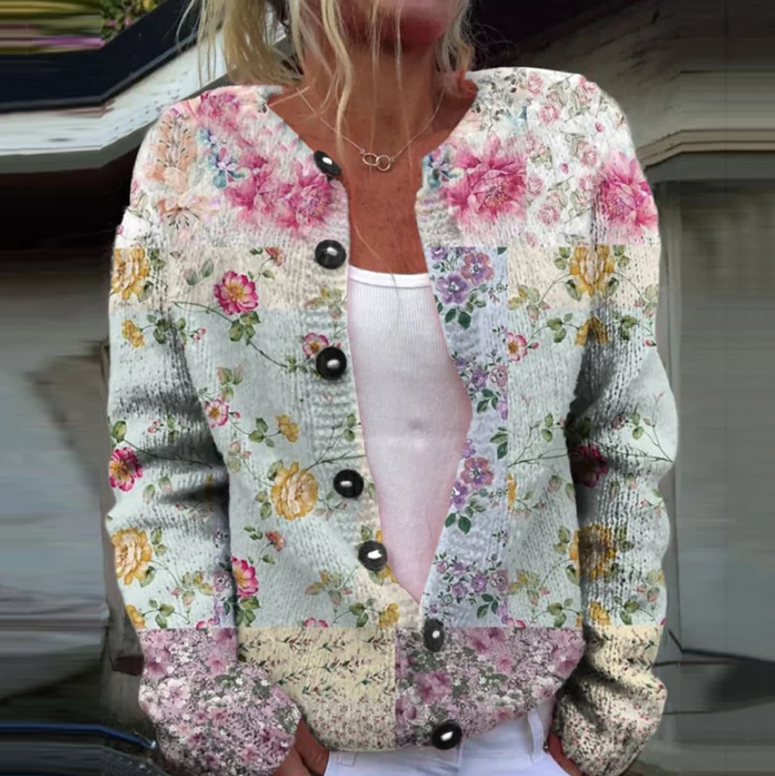 Devonna | Cardigan à imprimé floral