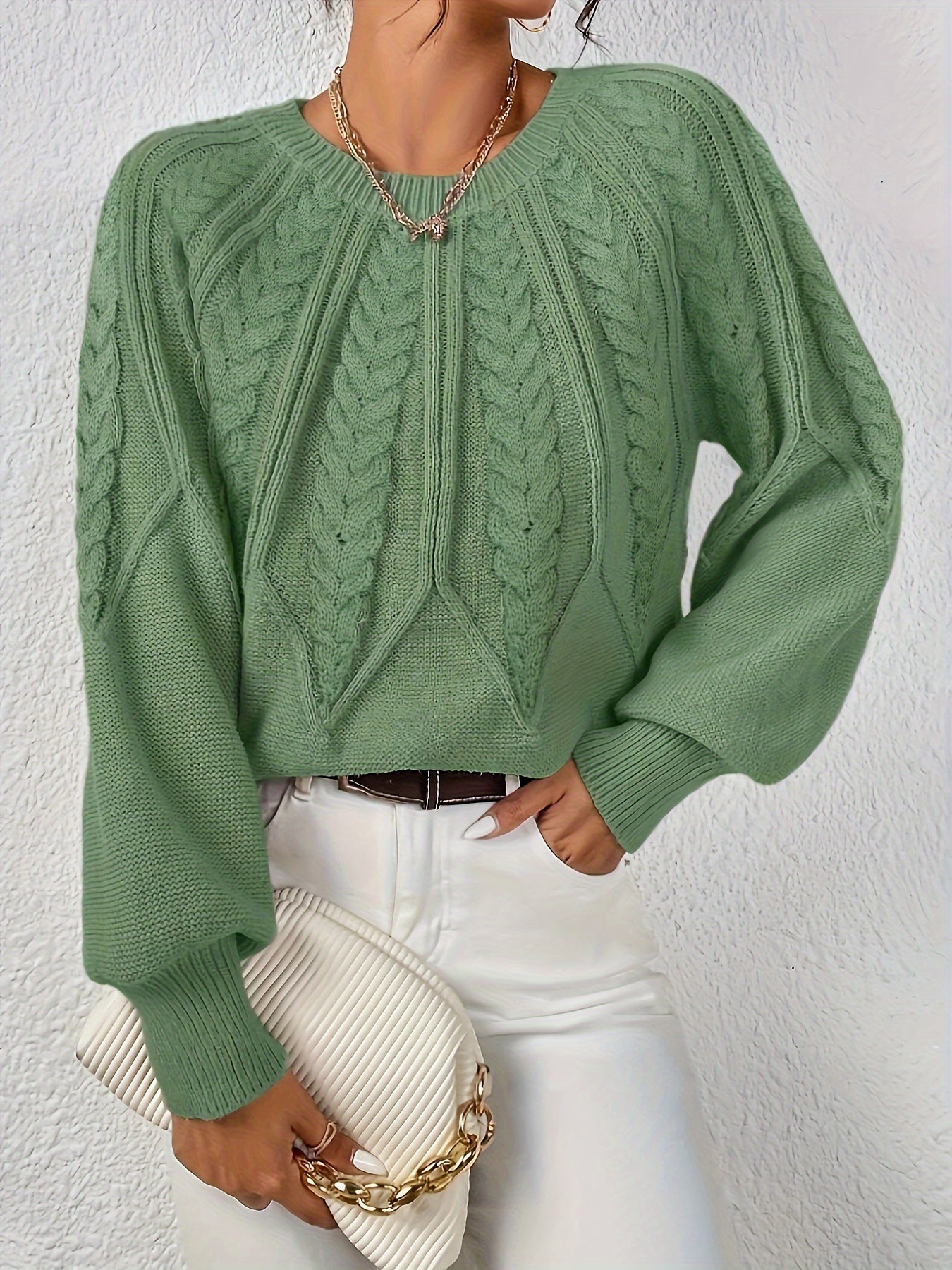 Marie™ | Pull Câblé de Luxe pour l’Automne et l’Hiver