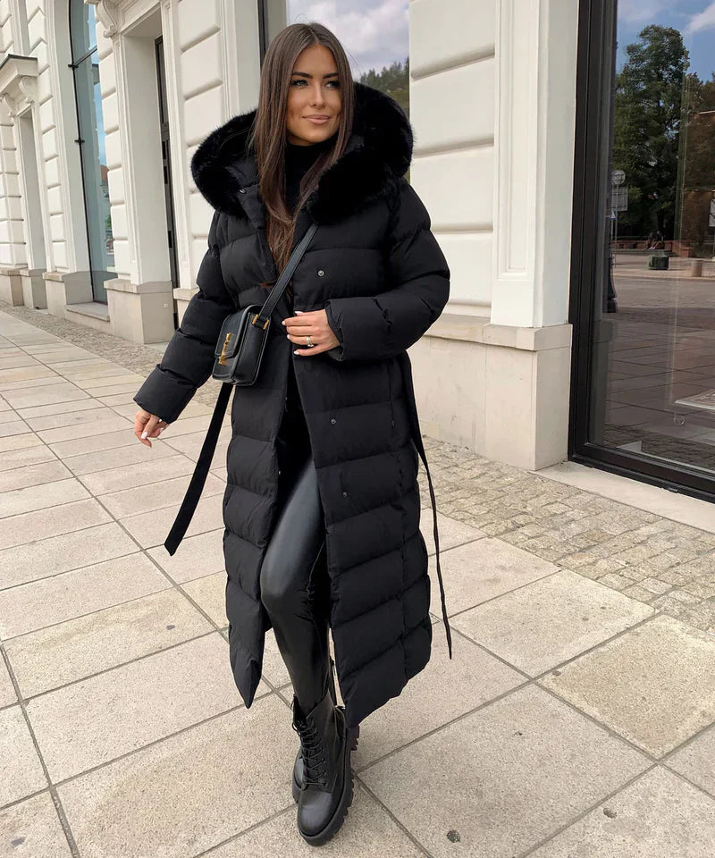 Rene™ | Manteau Long Puffer - Élégance et Confort