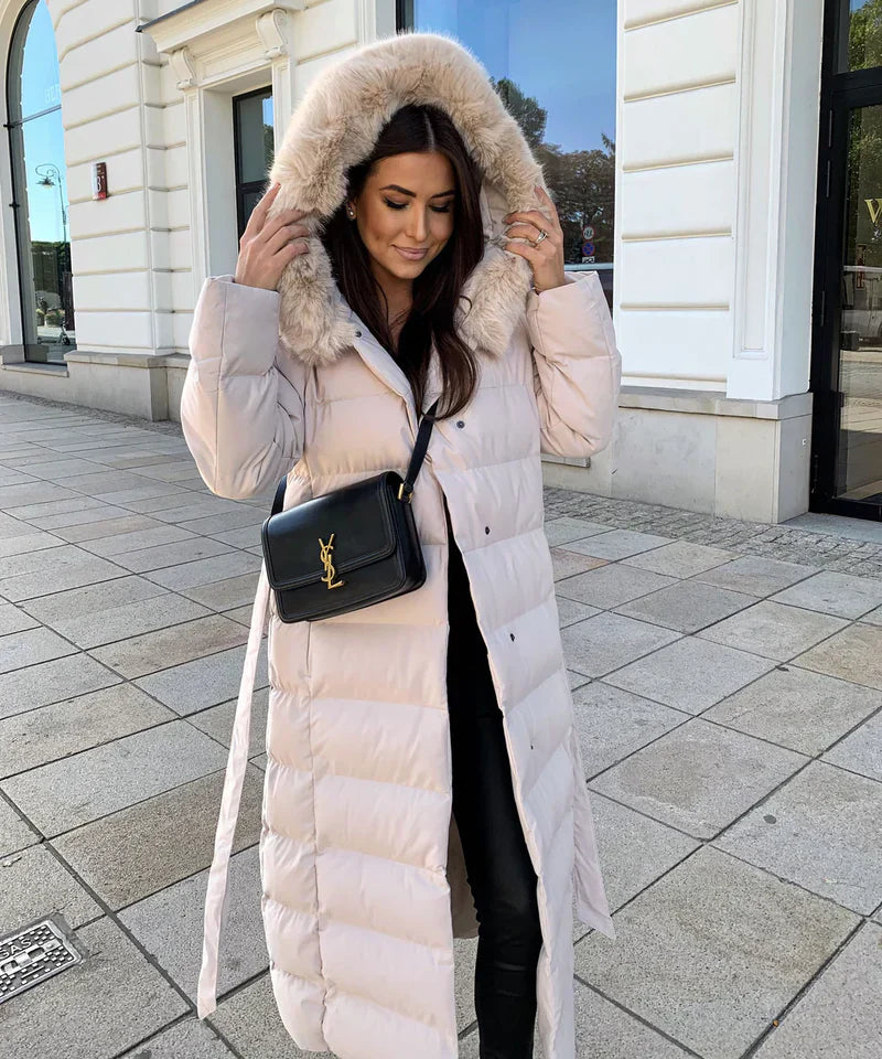 Rene™ | Manteau Long Puffer - Élégance et Confort