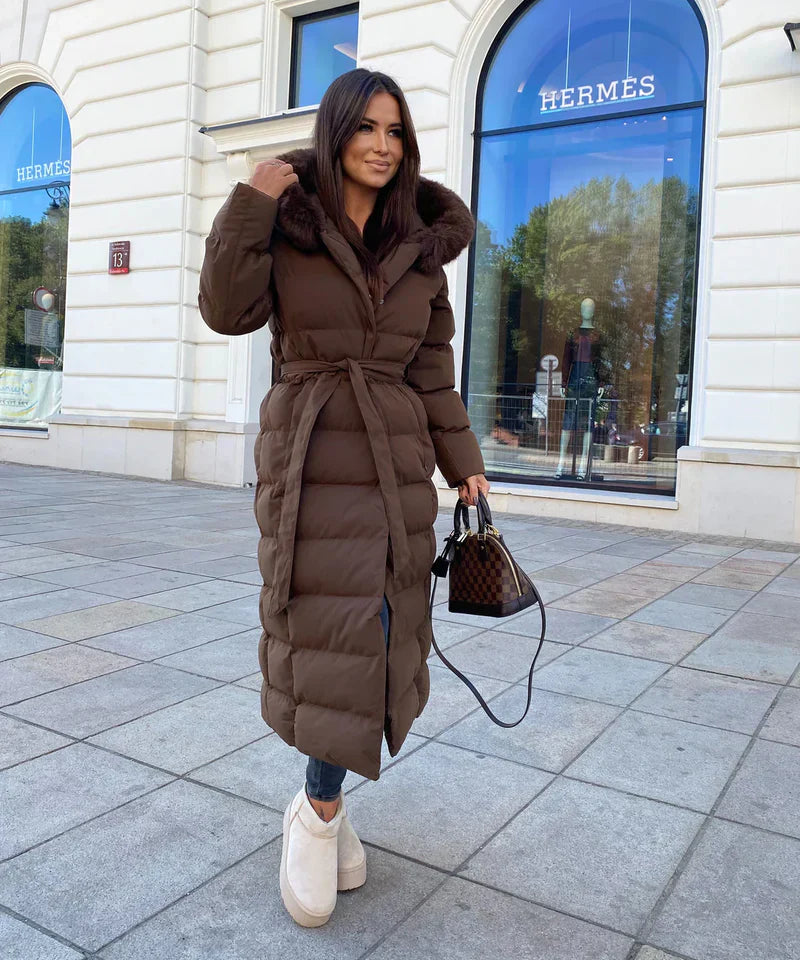 Rene™ | Manteau Long Puffer - Élégance et Confort