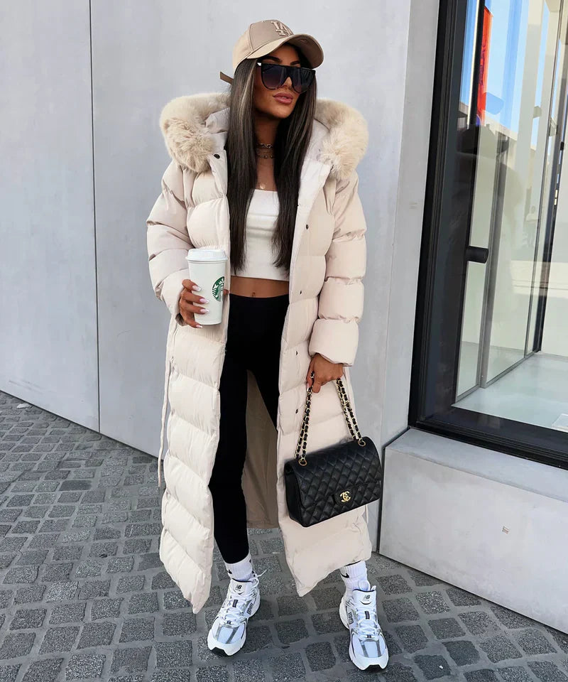 Rene™ | Manteau Long Puffer - Élégance et Confort