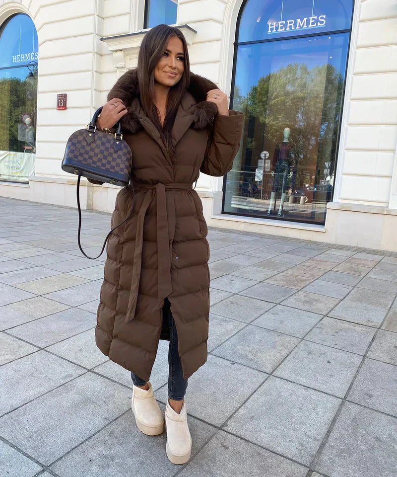 Rene™ | Manteau Long Puffer - Élégance et Confort