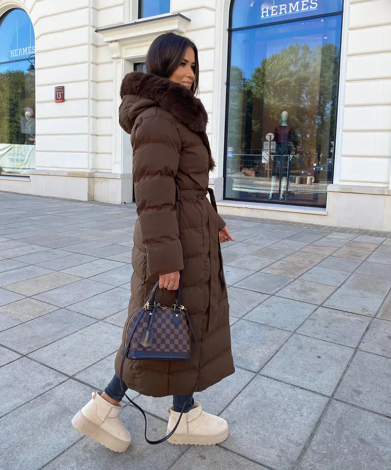Rene™ | Manteau Long Puffer - Élégance et Confort