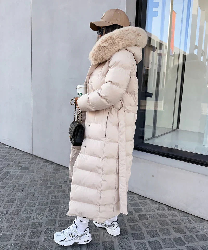 Rene™ | Manteau Long Puffer - Élégance et Confort