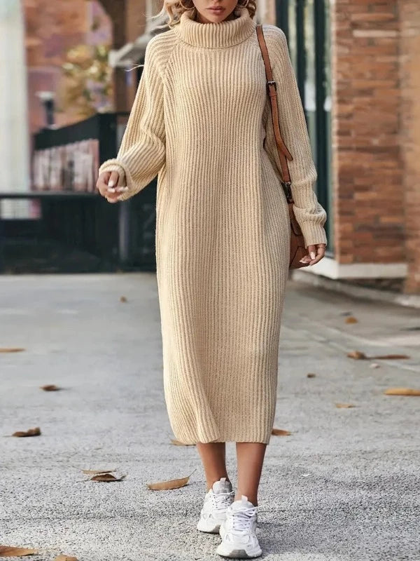 Delphine™ | Robe Tricotée – Élégance et Confort Intemporels