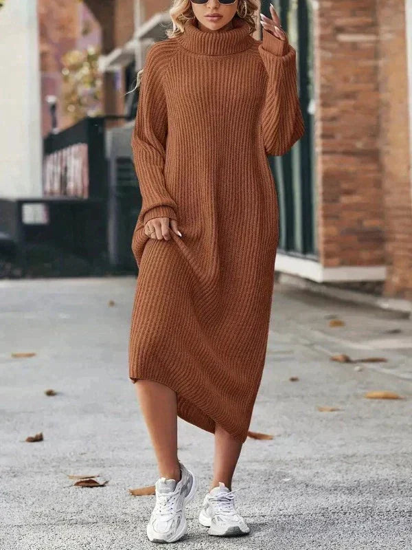 Delphine™ | Robe Tricotée – Élégance et Confort Intemporels