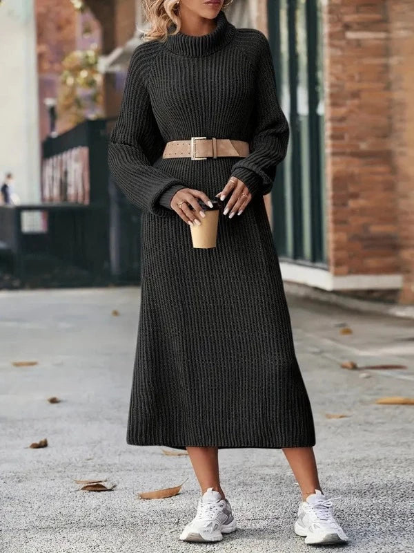 Delphine™ | Robe Tricotée – Élégance et Confort Intemporels