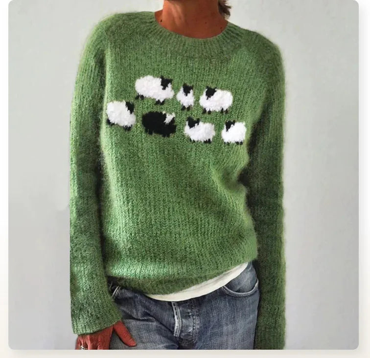 Silvia™ | Pull d'Automne Rétro