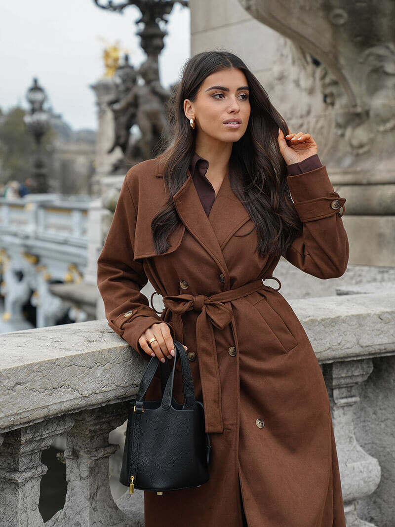Milly™ | Manteau en Suédine de Luxe