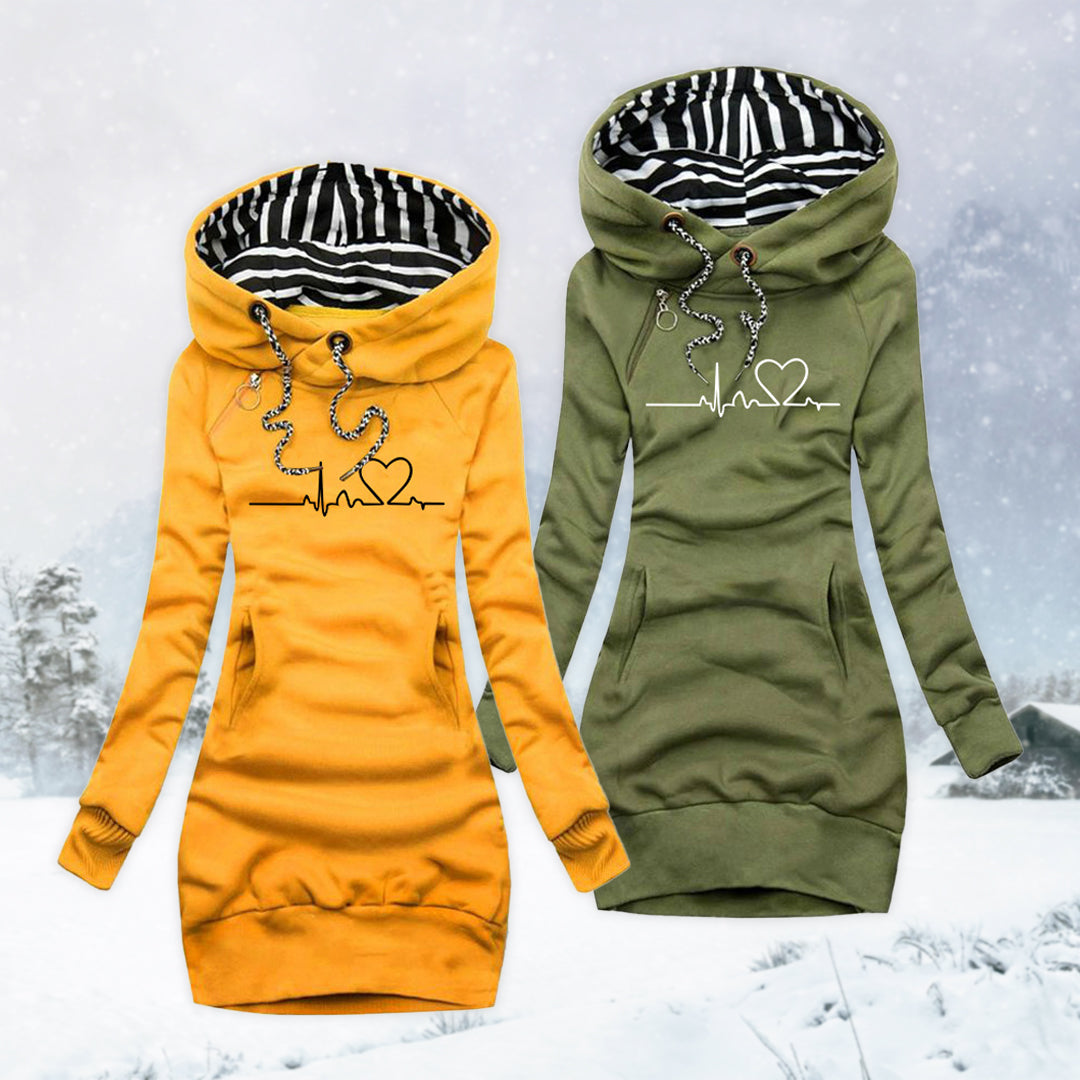 Carina™ | Robe Pull Heartbeat - Élégance et Chaleur