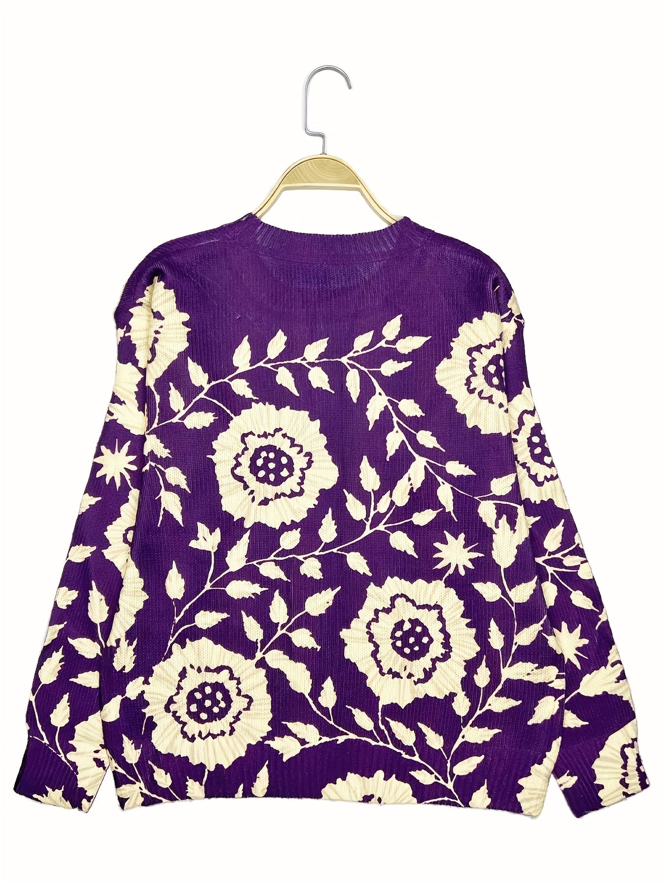 Alice™ | Pull élégant à manches longues avec motif floral