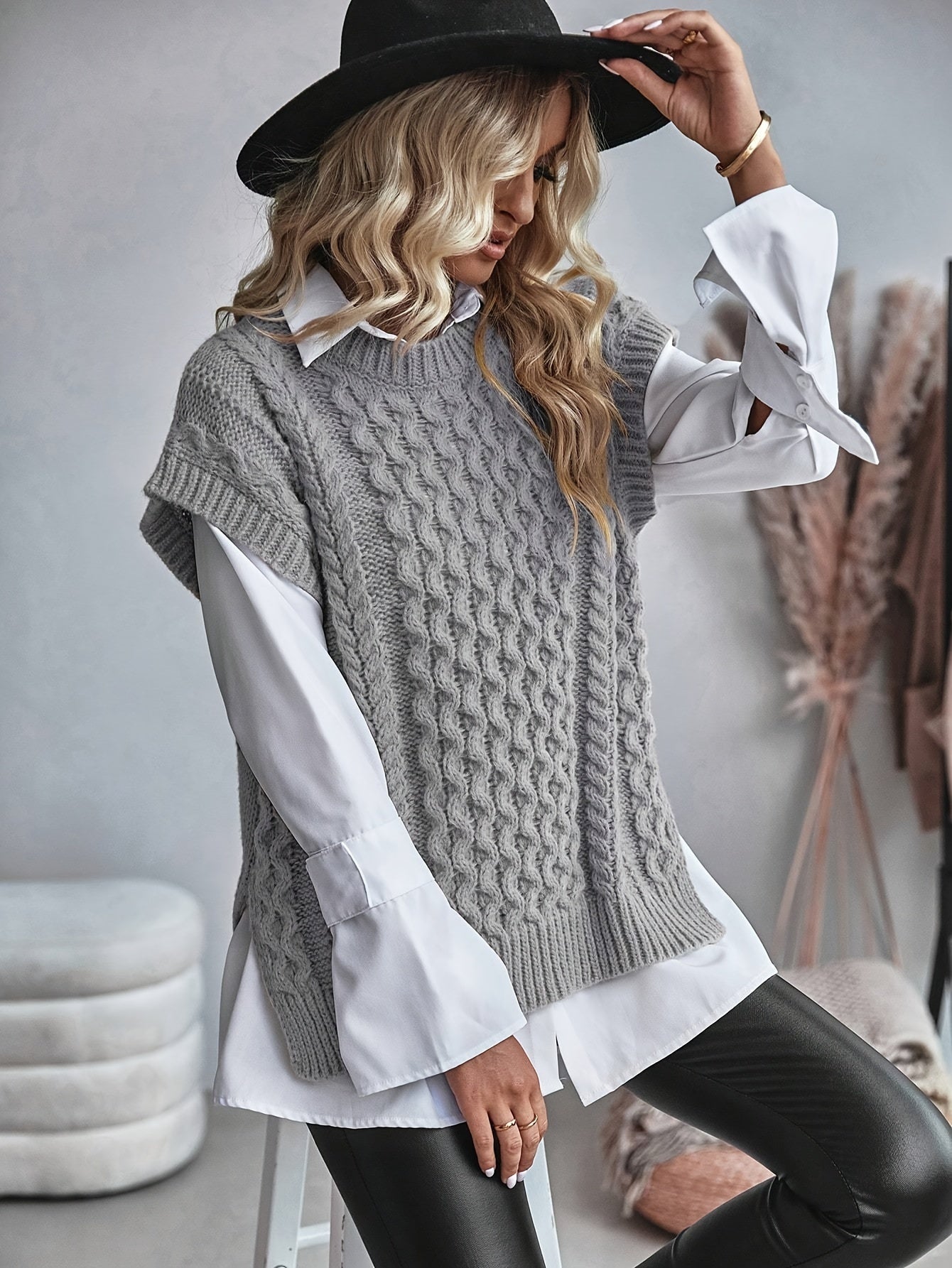 Veronique | Pull Sans Manches en Tricot Élégant