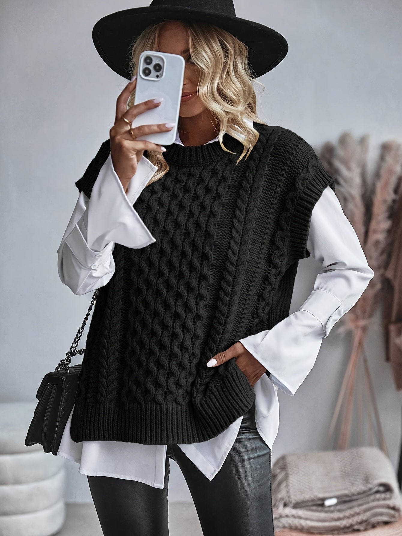 Veronique | Pull Sans Manches en Tricot Élégant