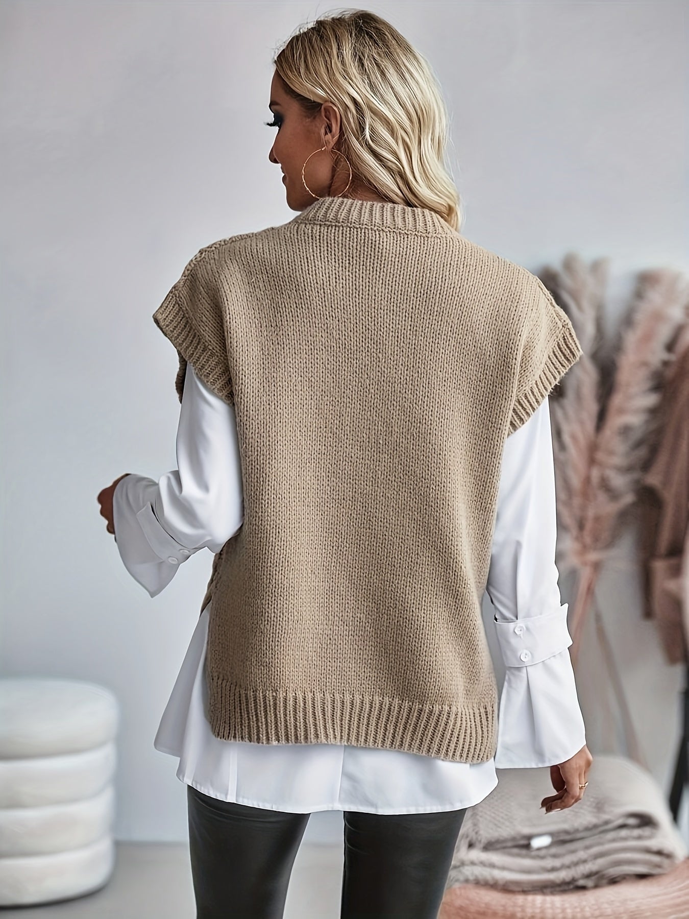 Veronique | Pull Sans Manches en Tricot Élégant