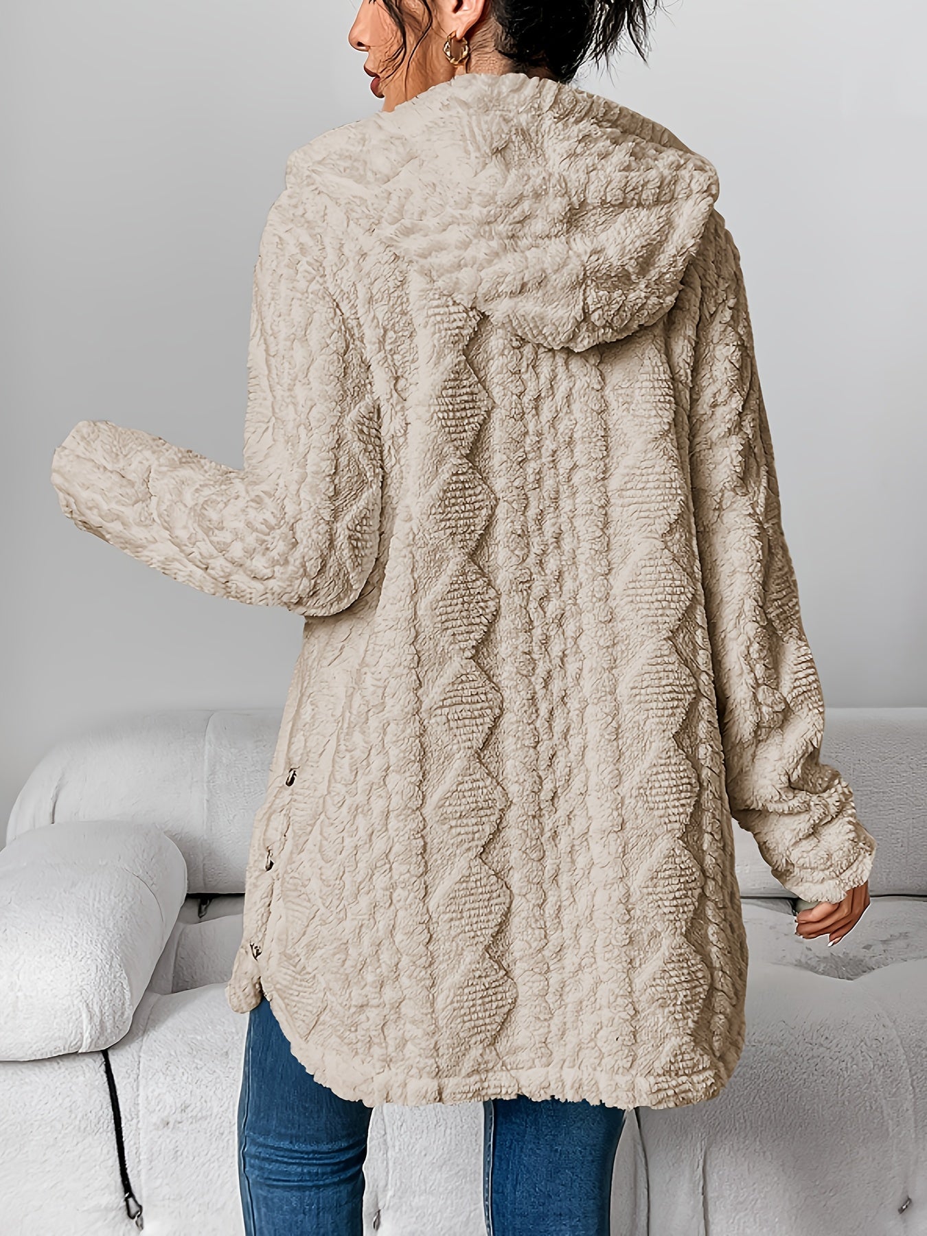 Cheyenne™ | Manteau Douillet à Boutons – Élégance et Confort pour l’Hiver