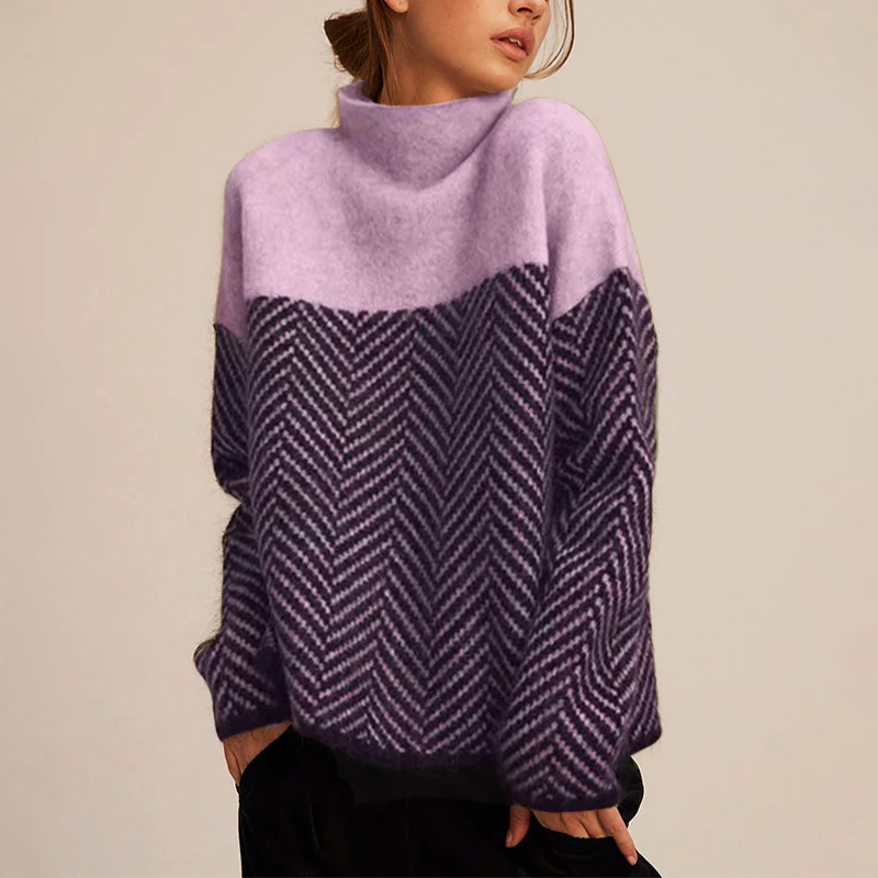 Agnès™ | Pull en Laine avec Col Roulé - Chaleur et Élégance