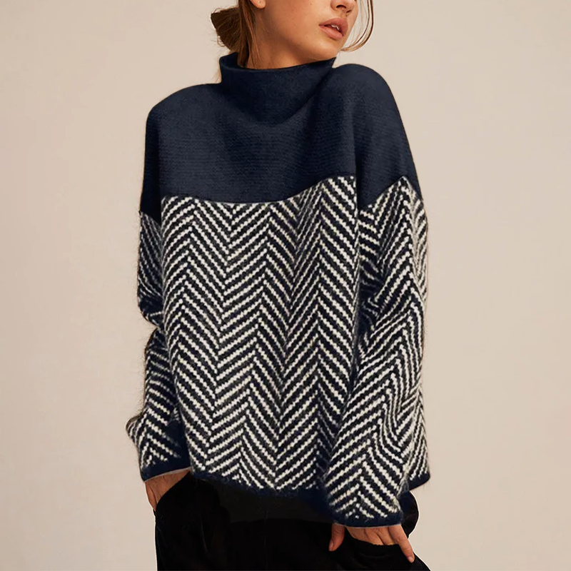 Agnès™ | Pull en Laine avec Col Roulé - Chaleur et Élégance