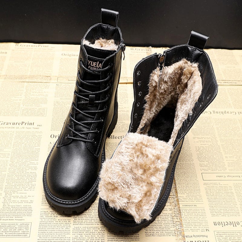 Isabella™ | Bottes en Cuir – Élégance et Confort pour l'Hiver