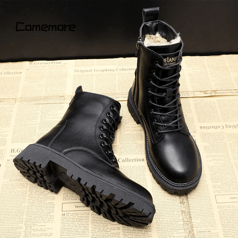 Isabella™ | Bottes en Cuir – Élégance et Confort pour l'Hiver