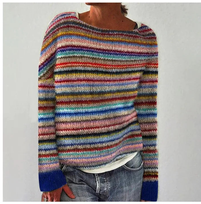 Silvia™ | Pull d'Automne Rétro